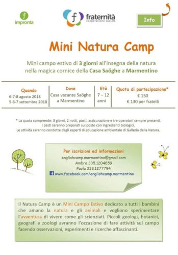 Natura Camp - Campo estivo a Marmentino